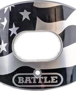 Battle Chrome American Flag Oxygen Lip Guard For Unisex Black/white