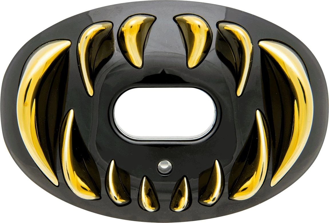 Battle Adult Oxygen 3D Chrome Predator Lip Guard For Unisex Yellow/pink 1 Battle Adult Oxygen 3D Chrome Predator Lip Guard For Unisex Yellow/pink