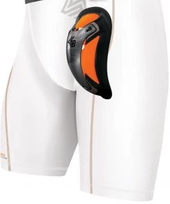 Shock Doctor Boys' Ultra Compression Shorts W/ Cup Black