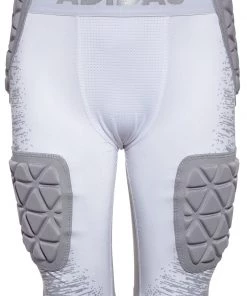 Adidas Adult Techfit 5 Pad Printed Integrated Football Girdle For Women Grey Grid Iron