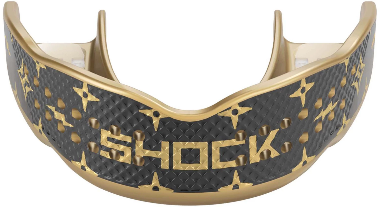 Shock Doctor Trash Talker Lux Logo Mouthguard For Unisex Black/gold 2 Shock Doctor Trash Talker Lux Logo Mouthguard For Unisex Black/gold - Image 2