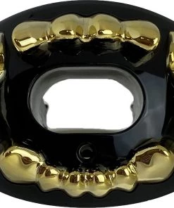 Battle 3D Chrome Apex Predator Oxygen Lip Guard For Unisex Black/silver