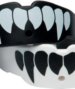 football Sales 2022 8 Battle Adult Fang Mouthguards - 2 Pack For Unisex Battle Neon Green/white