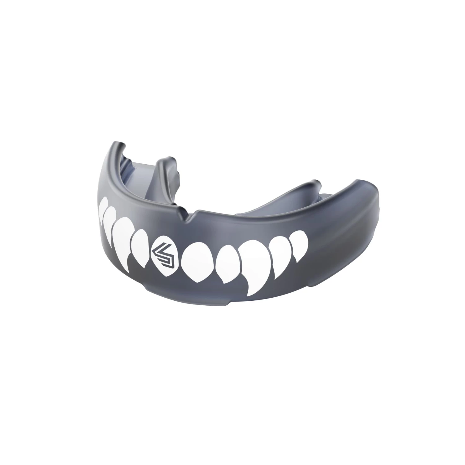 Shock Doctor Adult Fang Strapless Braces Mouthguard For Unisex Trans Blk/white Fang 1 Shock Doctor Adult Fang Strapless Braces Mouthguard For Unisex Trans Blk/white Fang