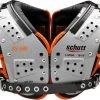 Schutt Varsity XV HD QB/WR Football Shoulder Pads For Unisex Silver/orange/black