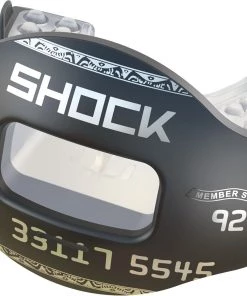 Shock Doctor Chrome Black Card Max Airflow Mouthguard For Unisex