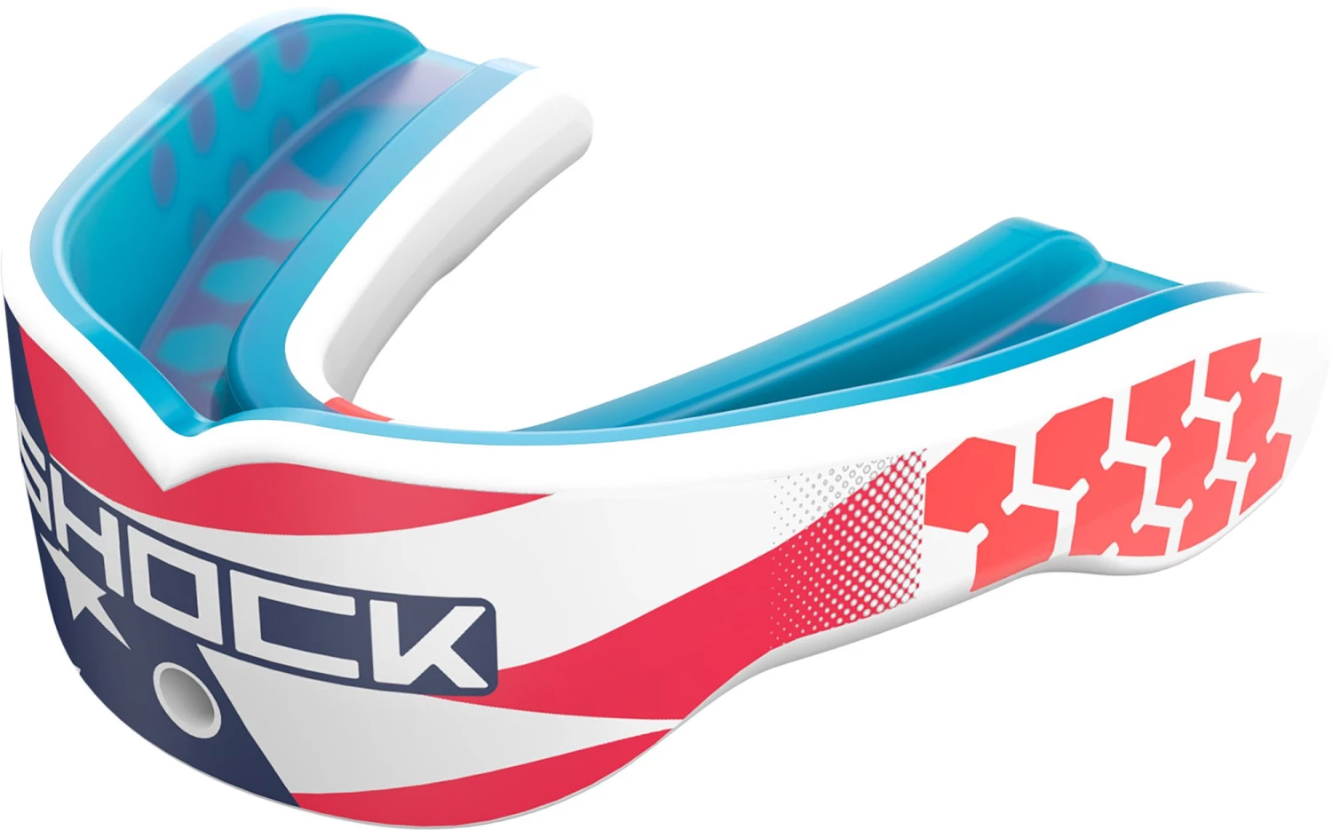 Shock Doctor Gel Max Power America Mouth Guard For Unisex Red/white/blue 2 Shock Doctor Gel Max Power America Mouth Guard For Unisex Red/white/blue - Image 2