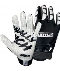 Battle Adult Finally Rich Receiver Gloves For Men White