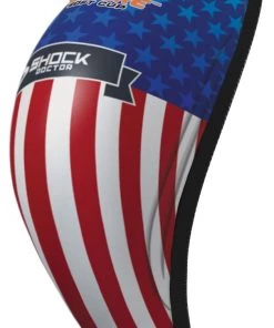 Shock Doctor Adult Aircore Soft Athletic Cup For Men Red/white/blue