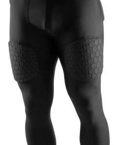 McDavid Adult Hex Thudd 5 Pad ¾ Football Tights For Women Black
