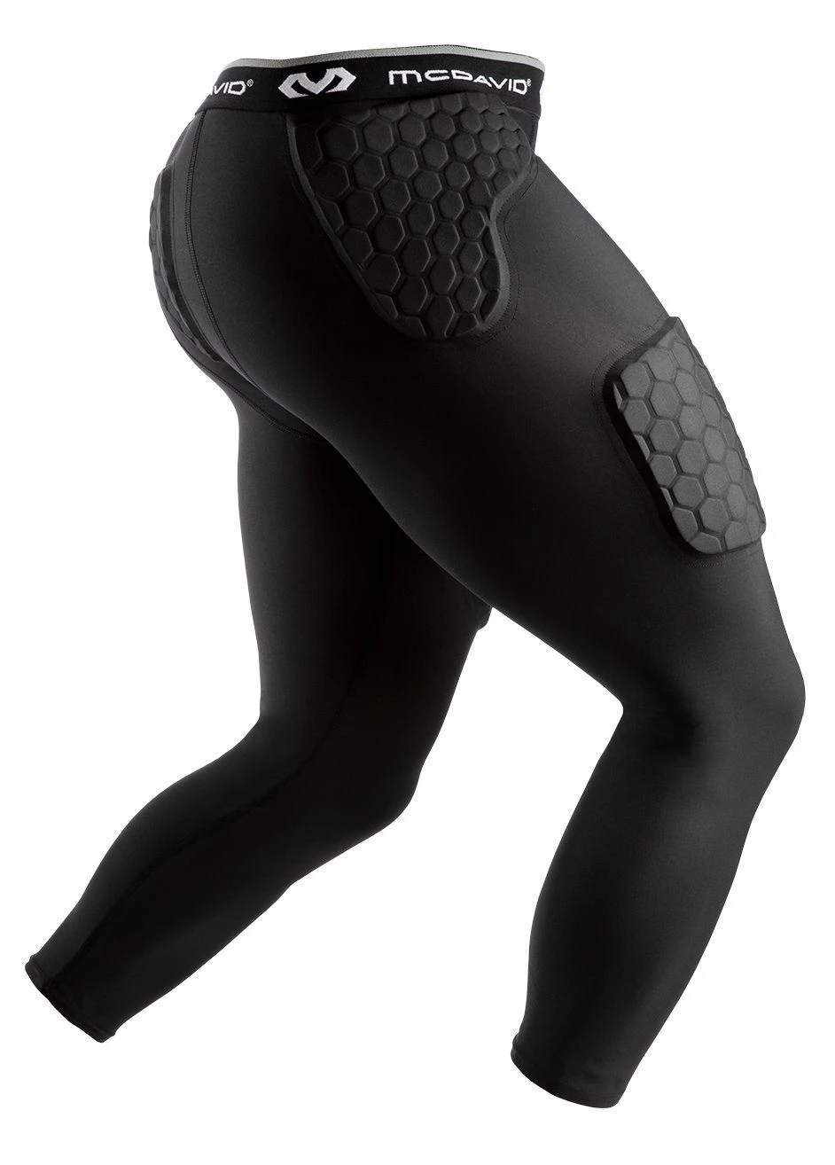 McDavid Adult Hex Thudd 5 Pad ¾ Football Tights For Women Black 3 McDavid Adult Hex Thudd 5 Pad ¾ Football Tights For Women Black - Image 3