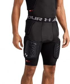 Under Armour Youth Game Day Pro 5-Pad Girdle For Boys' Black