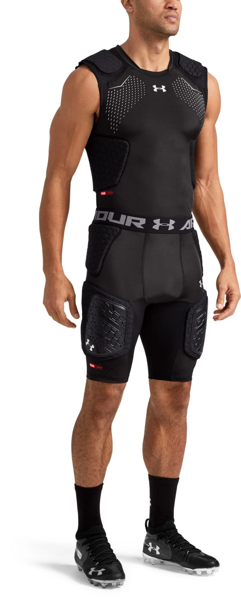 Under Armour Youth Game Day Pro 5-Pad Girdle For Boys' Black 1 Under Armour Youth Game Day Pro 5-Pad Girdle For Boys' Black