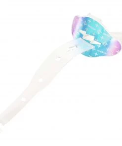 Shock Doctor Iridescent Bolt Football Lip Guard For Unisex Clear/white