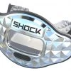 Shock Doctor Max AirFlow 2.0 3D Pyramid Chrome Lip Guard For Unisex Black/silver