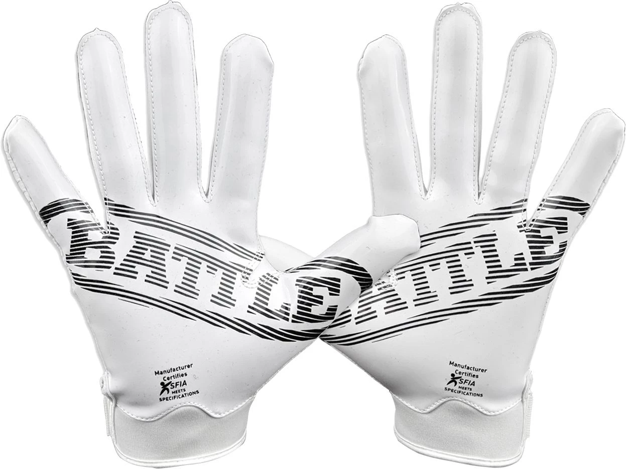 Battle Adult Doom 1.0 Receiver Gloves For Women White 2 Battle Adult Doom 1.0 Receiver Gloves For Women White - Image 2