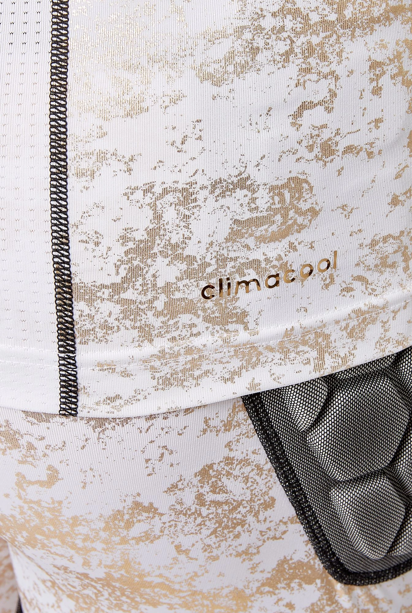 Adidas Adult Techfit Gold Foil Padded Football Shirt For Men White/gold Foil 7 Adidas Adult Techfit Gold Foil Padded Football Shirt For Men White/gold Foil - Image 7