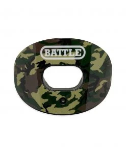 Battle Chrome Oxygen Football Mouthguard For Unisex Camouflage Green