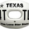 Battle Texas License Plate Oxygen Mouthguard For Unisex White/black