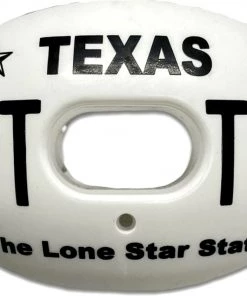 Battle Texas License Plate Oxygen Mouthguard For Unisex White/black