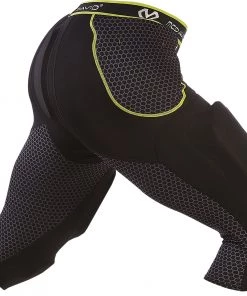 McDavid Rival 7-Pad ¾ Tights With Hard-Shell Thigh Guards For Men Grey/yellow