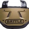 Battle Youth Football Back Plate For Unisex Gold