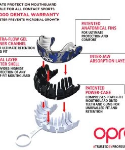 OPRO Adult Power-Fit Mouthguard For Unisex Green/silver 7 OPRO Adult Power-Fit Mouthguard For Unisex Green/silver -football Sales 2022 unnamed file 598