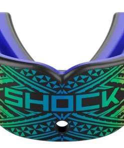 Shock Doctor Adult Gel Max Power Tribal Mouth Guard For Unisex Black Tribal