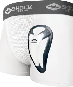 Shock Doctor Boys' Core Boxer Brief With Bio-Flex Cup