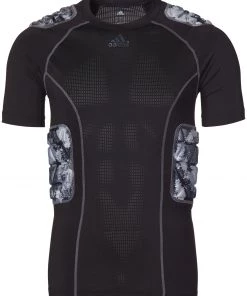 Adidas Adult Padded Techfit Camo Football Shirt For Women Black