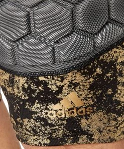 Adidas Adult Techfit Gold Foil 5-Pad Football Girdle For Men Black/gold Foil -football Sales 2022 unnamed file 664