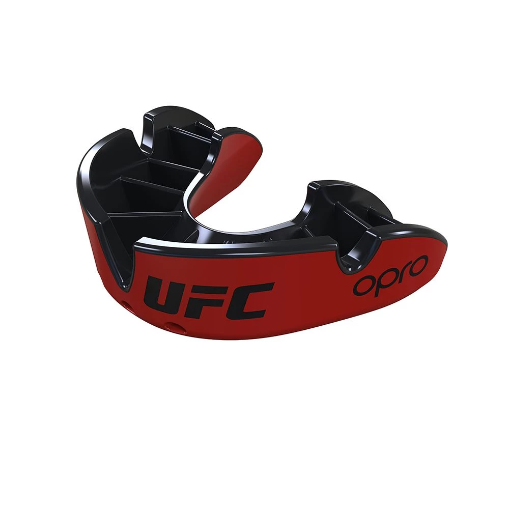 OPRO Youth UFC Silver Mouthguard For Unisex Red/black 1 OPRO Youth UFC Silver Mouthguard For Unisex Red/black