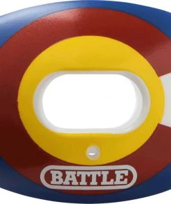 Battle Oxygen Colorado Convertible Mouthguard For Unisex Blue/red/gold