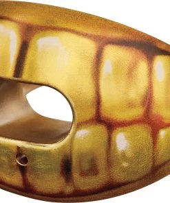 Battle Sports Science Oxygen The Grill Chrome Lip Guard For Unisex Gold