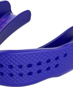 Shock Doctor Adult SuperFit Flavored Sport Mouthguard For Unisex Blue Raspberry