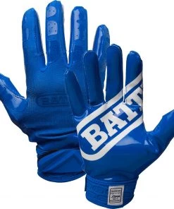 Battle DoubleThreat Adult Football Gloves For Men Red