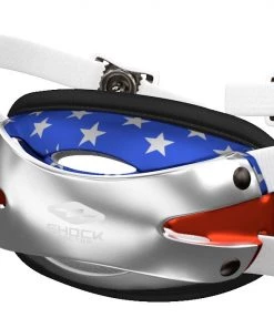 Shock Doctor Youth Showtime Chin Strap For Unisex Flag/red/white/blue