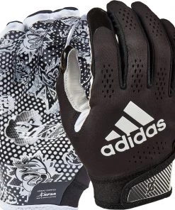 Adidas Youth Adizero 11 Comics Receiver Gloves For Girls' White/metallic Gold