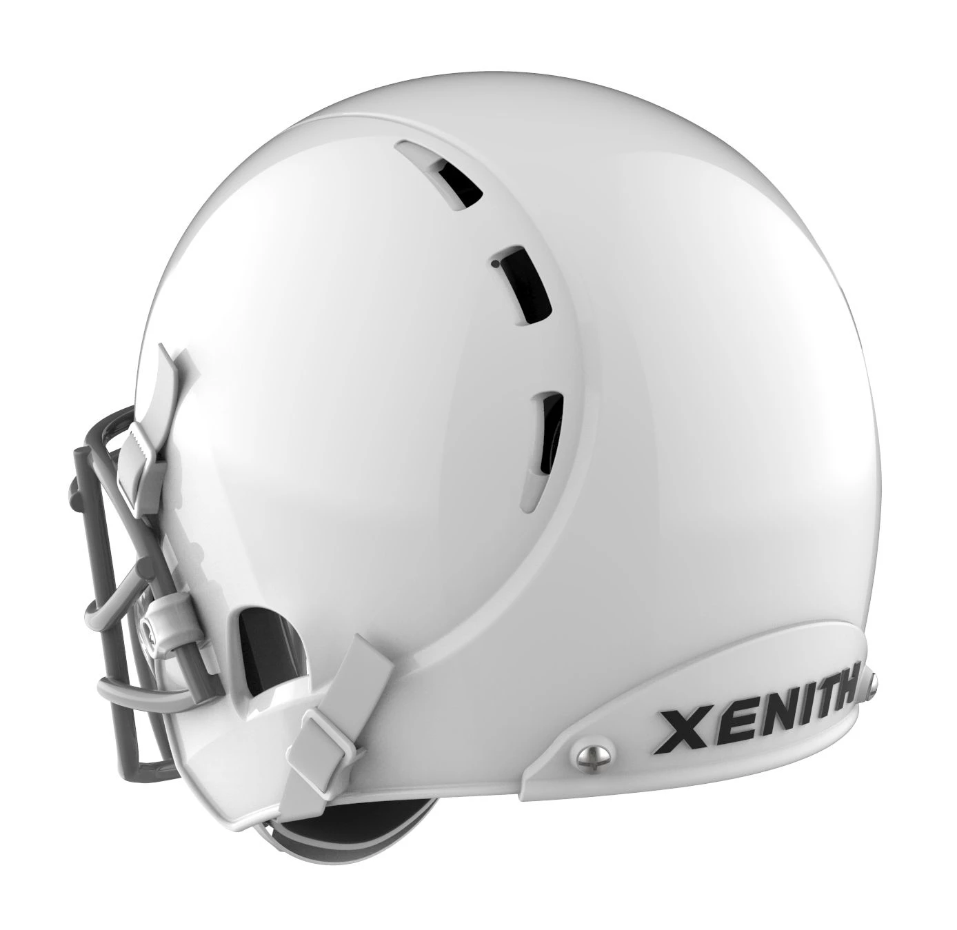 Xenith Varsity X2E+ Football Helmet For Unisex White/grey 6 Xenith Varsity X2E+ Football Helmet For Unisex White/grey - Image 6