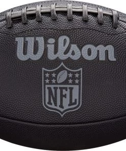 Wilson Official NFL Jet Black Football For Unisex