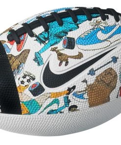 Nike Youth Playground Graphic Football For Unisex White/black