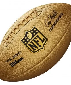 Wilson NFL Pro Replica Metallic Football For Unisex Gold