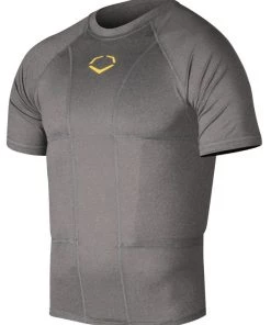EvoShield Youth Performance Football Rib Shirt Only For Girls' Charcoal