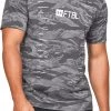 Under Armour Men's Camo Yards Football T-Shirt For Women Pitch Gray/white