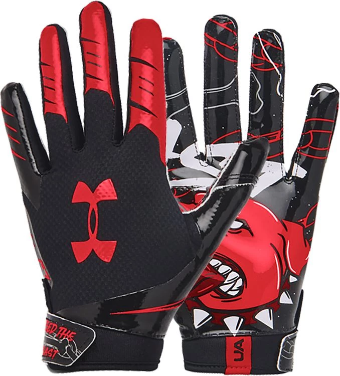 Under Armour Youth F7 Novelty Football Receiver Gloves 2020 For Girls' White/metallic Silver 1 Under Armour Youth F7 Novelty Football Receiver Gloves 2020 For Girls' White/metallic Silver