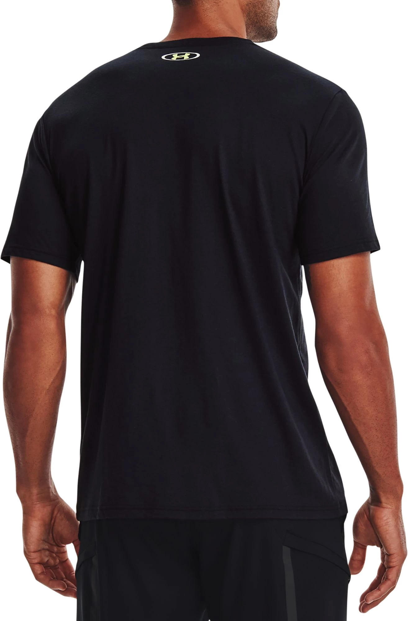 Under Armour Adult Football Slime Short Sleeve T Shirt For Men Black/vapor Green 3 Under Armour Adult Football Slime Short Sleeve T Shirt For Men Black/vapor Green - Image 3