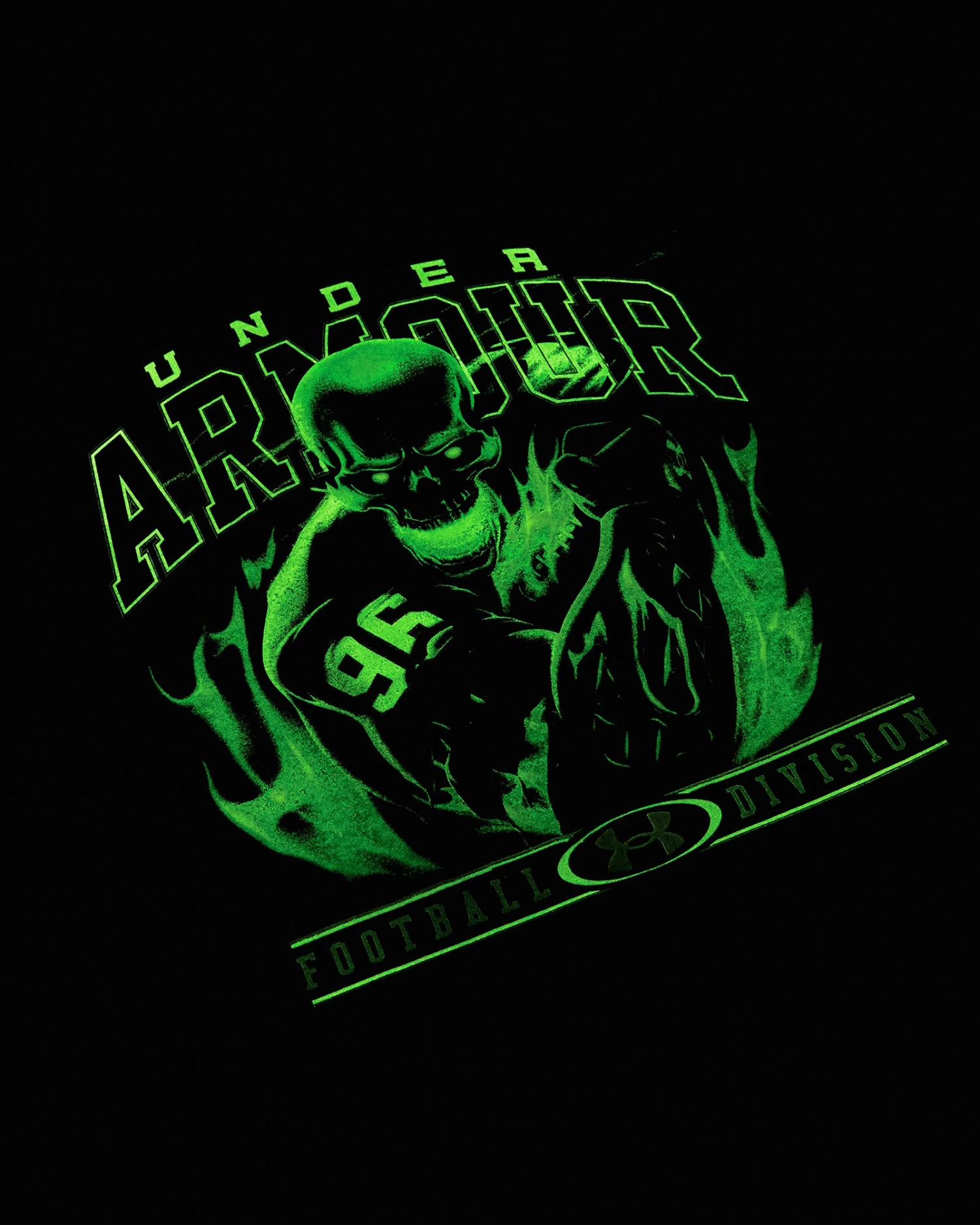 Under Armour Adult Football Slime Short Sleeve T Shirt For Men Black/vapor Green 5 Under Armour Adult Football Slime Short Sleeve T Shirt For Men Black/vapor Green - Image 5