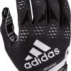 Adidas Adult Adizero 12 Football Gloves For Unisex Black/metallic Gold