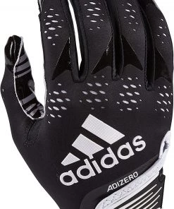 Adidas Adult Adizero 12 Football Gloves For Unisex Black/metallic Gold