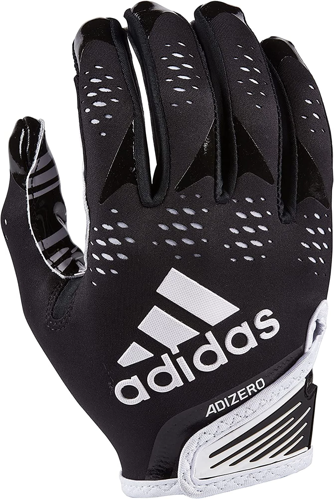 Adidas Adult Adizero 12 Football Gloves For Unisex Black/metallic Gold 1 Adidas Adult Adizero 12 Football Gloves For Unisex Black/metallic Gold